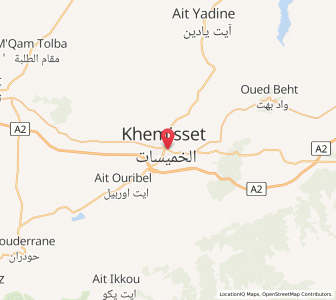 Carte : Khemisset, Rabat-Salé-Kénitra