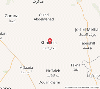Carte : Khenichet-sur Ouerrha, Rabat-Salé-Kénitra