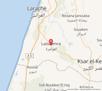 Carte : Laouamra, Tanger-Tétouan-Al Hoceïma