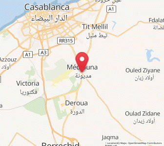 Carte : Mediouna, Casablanca-Settat