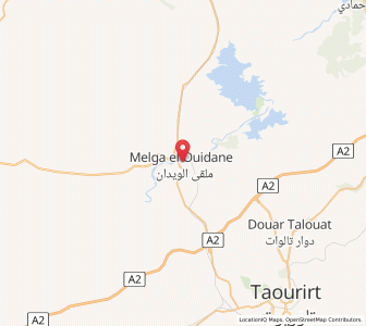 Carte : Melqa el Ouidane, L’Oriental