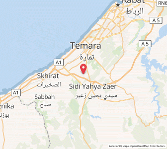 Carte : Mers El Kheir, Rabat-Salé-Kénitra