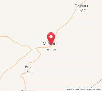 Carte : Missour, Fès-Meknès