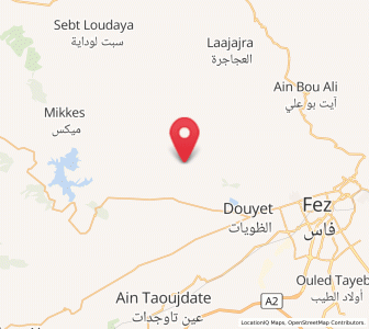 Carte : Moulay Yacoub, Fès-Meknès