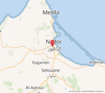 Carte : Nador, L’Oriental