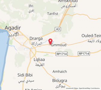 Carte : Oadar Temsia, Souss-Massa