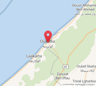 Carte : Oualidia, Casablanca-Settat