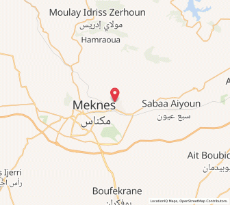 Carte : Ouislane, Fès-Meknès