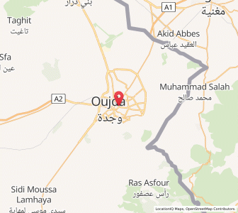 Carte : Oujda, L’Oriental