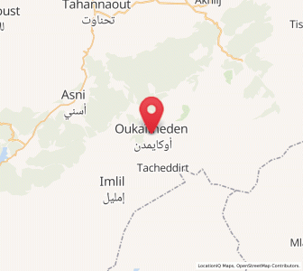 Carte : Oukaïmden, Marrakech-Safi