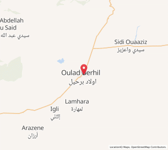 Carte : Oulad Barhil, Souss-Massa