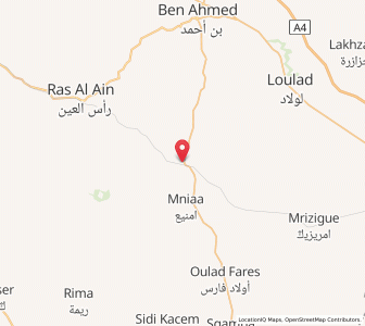 Carte : Oulad M'Rah, Casablanca-Settat