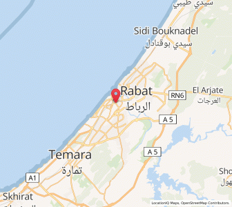 Carte : Rabat, Rabat-Salé-Kénitra
