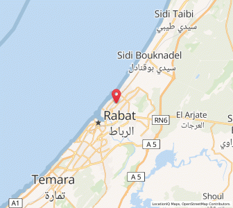Carte : Salé, Rabat-Salé-Kénitra