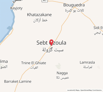 Carte : Sebt Gzoula, Marrakech-Safi