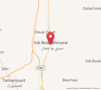 Carte : Sidi Bou Othmane, Marrakech-Safi