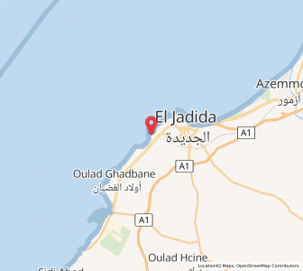 Carte : Sidi Bouzid, Casablanca-Settat
