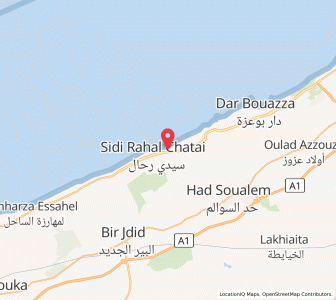 Carte : Sidi Rahal, Casablanca-Settat
