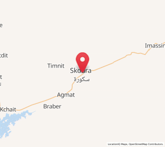 Carte : Skoura, Drâa-Tafilalet