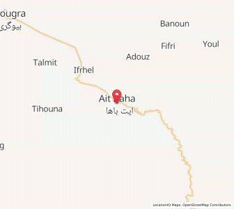 Carte : Souk El Arba Des Aït Baha, Souss-Massa