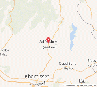 Carte : Souq Khmis Aït Yadine, Rabat-Salé-Kénitra