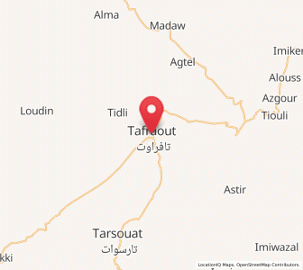 Carte : Tafraout, Souss-Massa