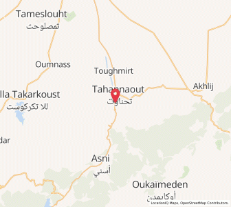 Carte : Tahannout, Marrakech-Safi