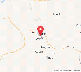 Carte : Taliouine, Souss-Massa
