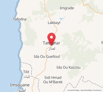 Carte : Tamanar, Marrakech-Safi