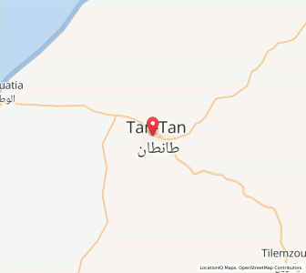 Carte : Tan-Tan, Guelmim-Oued Noun