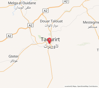 Carte : Taourirt, L’Oriental