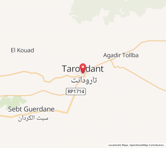 Carte : Taroudant, Souss-Massa