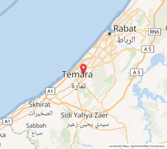 Carte : Temara, Rabat-Salé-Kénitra