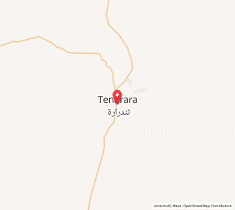 Carte : Tendrara, L’Oriental