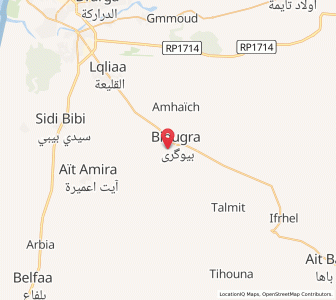 Carte : Tine Biougra, Souss-Massa
