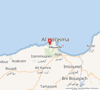 Carte : Tirhanimîne, Tanger-Tétouan-Al Hoceïma