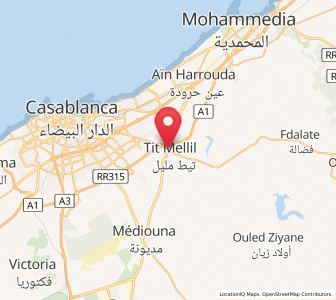 Carte : Tit Mellil, Casablanca-Settat
