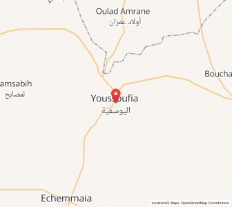 Carte : Youssoufia, Marrakech-Safi