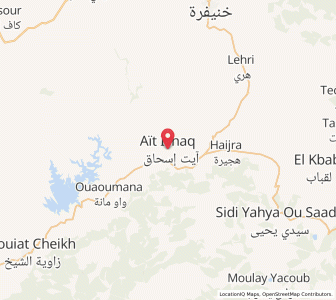 Carte : Zaouïa Aït Ishak, Béni Mellal-Khénifra