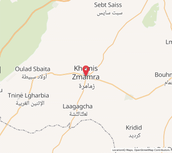 Carte : Zemamra, Casablanca-Settat