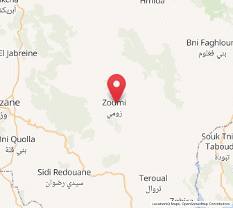 Carte : Zoumi, Tanger-Tétouan-Al Hoceïma