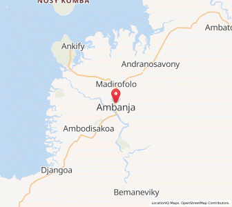 Map of Ambanja, Diana