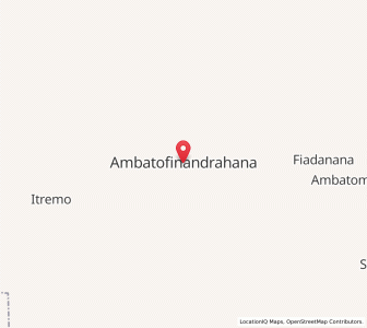 Map of Ambatofinandrahana, Amoron'i Mania