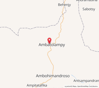 Map of Ambatolampy, Vakinankaratra