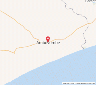 Map of Ambovombe, Androy