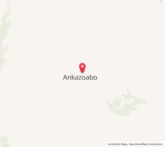 Map of Ankazoabo, Atsimo-Andrefana