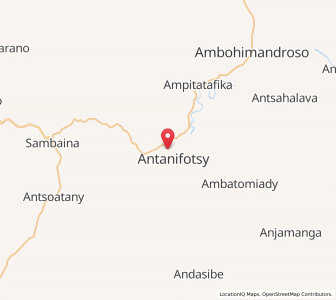 Map of Antanifotsy, Vakinankaratra
