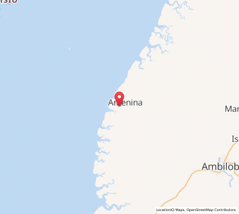 Map of Antsohimbondrona, Diana