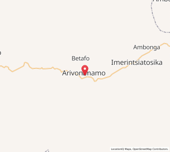Map of Arivonimamo, Itasy