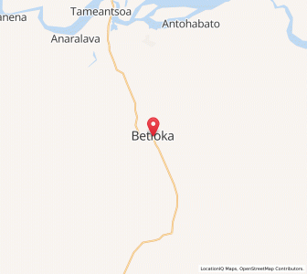 Map of Betioky, Atsimo-Andrefana